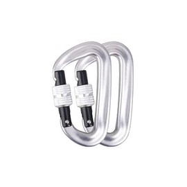 Azarxis 12KN Aluminio Alambre Carabineros de Puerta Clips Hebilla Anillo en D Cierre de Alta Resistencia Ligero 2646 Libra Clas