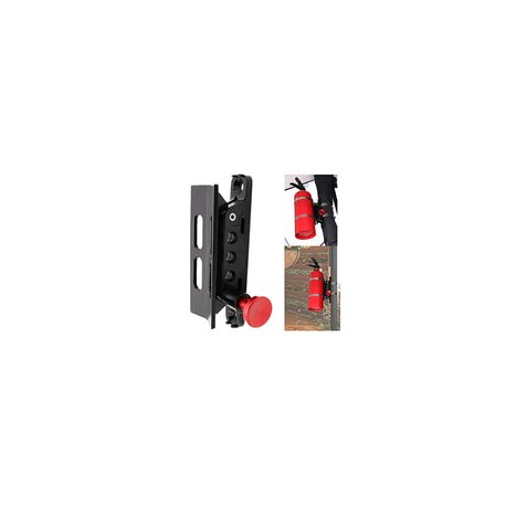 AUFER Soporte universal de montaje para extintor de incendios de liberación rápida compatible con Jeep Wrangler Gladiator UTV P