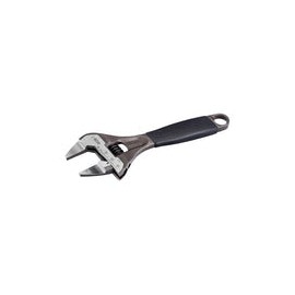 Bahco BAH9029RTUS Ergo - Llave ajustable de boca grande, boca ancha con mango de goma, 6 pulgadas, acabado fosfato negro