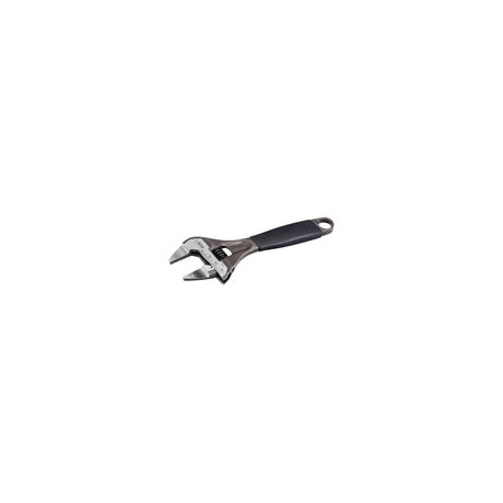 Bahco BAH9029RTUS Ergo - Llave ajustable de boca grande, boca ancha con mango de goma, 6 pulgadas, acabado fosfato negro