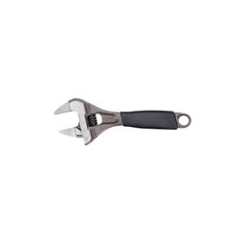 Bahco BAH9031RTUS Ergo - Llave ajustable de boca grande, boca ancha con mango de goma, 8 pulgadas, acabado fosfato negro
