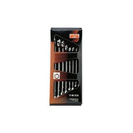Bahco Combination Wrench Set, Long Type Metric 11M/S8