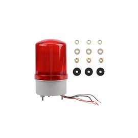 Baliza giratoria, 1 pieza LED rojo Bombilla de iluminación de advertencia de emergencia Lámpara de baliza giratoria AC220V
