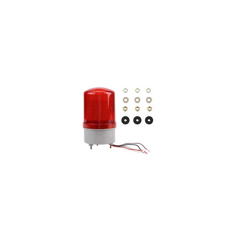 Baliza giratoria, 1 pieza LED rojo Bombilla de iluminación de advertencia de emergencia Lámpara de baliza giratoria AC220V