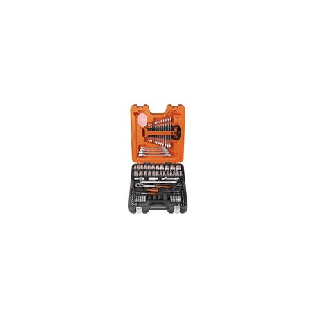 Bahco S877 S87+7 Socket Set 94-Piece 1/4-Inch And 1/2-Inch Drive by Bahco
