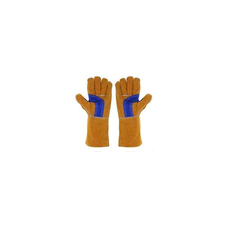 Barandilla de la personalidad de los hogares guantes ignífugos Guantes de piel de alta temperatura Resistencia al desgaste cali
