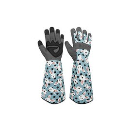 BARST Guantes de jardinería de manga larga, guantes de jardinería a prueba de espinas, piel sintética, a prueba de pinchazos, g