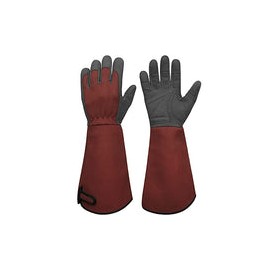 BARST Guantes largos de jardinería, guantes de jardín de poda de rosas para mujeres y hombres, de piel sintética resistentes a 