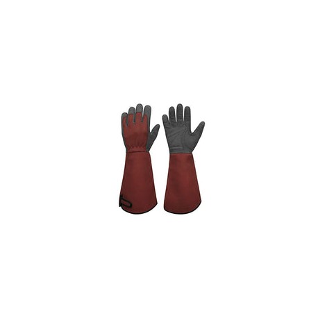 BARST Guantes largos de jardinería, guantes de jardín de poda de rosas para mujeres y hombres, de piel sintética resistentes a 
