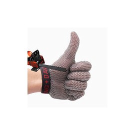 BCPPO Guantes de Trabajo Anticorte Guantes De Cadena De Metal, Guantes Resistentes A Cortes De Trabajo Seguros para Carnicero Y