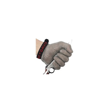 BCPPO Guantes de Trabajo Anticorte Guantes De COTA De Malla De Metal, Guantes Resistentes A Cortes De Trabajo Seguro para Carni