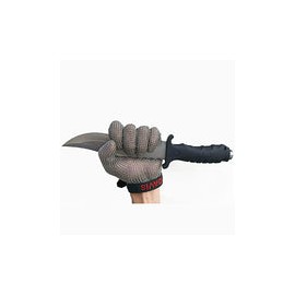 BCPPO Guantes de Trabajo Anticorte Guantes De COTA De Malla Resistentes A Cortes De Metal, Guantes De Trabajo De Seguridad Anti
