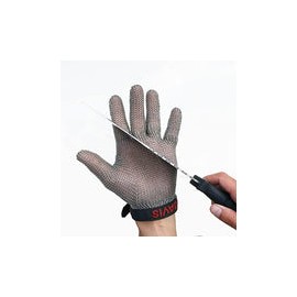 BCPPO Guantes de Trabajo Anticorte Guantes De COTA De Malla Resistentes A Cortes De Metal, Guantes De Trabajo De Seguridad para