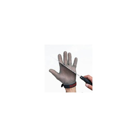 BCPPO Guantes de Trabajo Anticorte Guantes De COTA De Malla Resistentes A Cortes De Metal, Guantes De Trabajo De Seguridad para