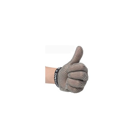 BCPPO Guantes de Trabajo Anticorte Guantes De Malla Metálica De Metal Guantes De Alambre Anticorte Carnicero Chef Carpintero Ca