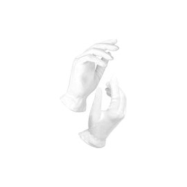 Beauty Care Wear Medium White Cotton Gloves for Eczema, Dry Skin, & Moisturizing - 20 Gloves