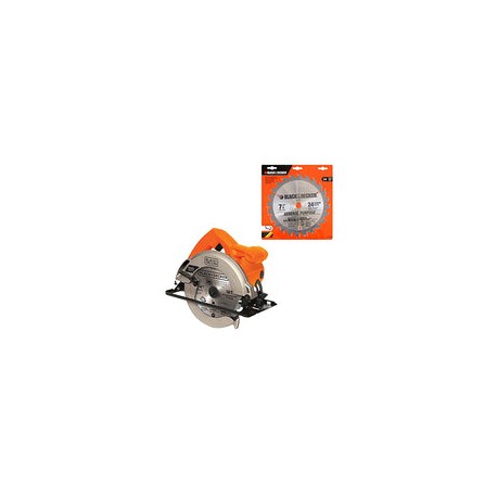beyond by BLACK+DECKER Sierra Circular 7-1/4 Pulgadas 1500W con Disco de 24DPP AZBDCSDISC