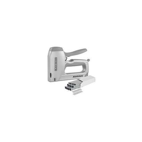 Beyond de BLACK+DECKER BDHT70004 - Grapadora resistente con guía de alambre/kit de clavadora Brad