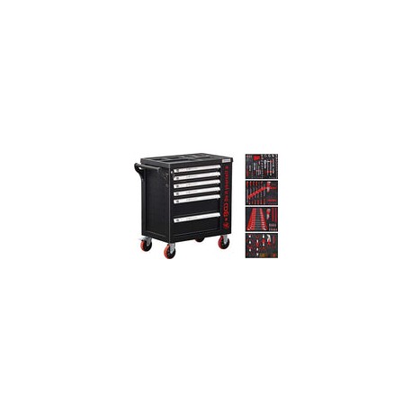 BGS Carro de Herramientas | 6 Cajones | 1 Puerta Lateral | 158 Herramientas