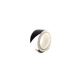 Bertech BerST-2BW - Cinta de advertencia de seguridad para piso, 2 pulgadas x 54 pies, rayas blancas y negras
