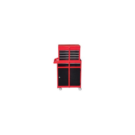 BIG RED ATBT1204R-RB Torin - Organizador de Herramientas de Taller con Ruedas para cochera, con 4 cajones Desmontables con Arma