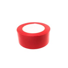 Bertech BERST-3R - Cinta de advertencia de seguridad para el suelo, color rojo, 7,6 cm de ancho x 108 pies de largo, 5 mm de gr