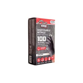 Big Time productos grasa overol guantes de nitrilo desechables, X-large