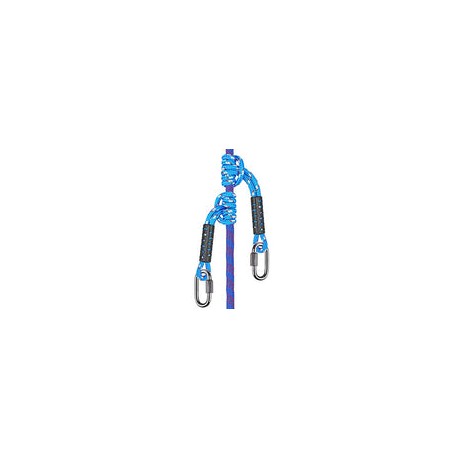 Besthouse Poseidon Series Cosido Prusik - Cuerda con mosquetón, seguridad, 49,8 cm, diámetro 0,3 cm, 2 unidades, color azul