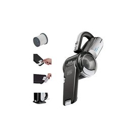 BLACK + DECKER BDH2000PL MAX Aspiradora pivotante de Litio, 20 voltios, Pivot Handheld Vacuum, Negro, Diseño 1, 1, 1
