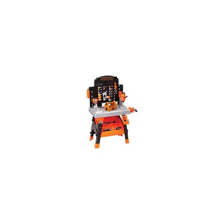 BLACK + DECKER Power Tool Workshop - Build Your Own Tool Box – 75 Realistic Toy Tools and Accessories