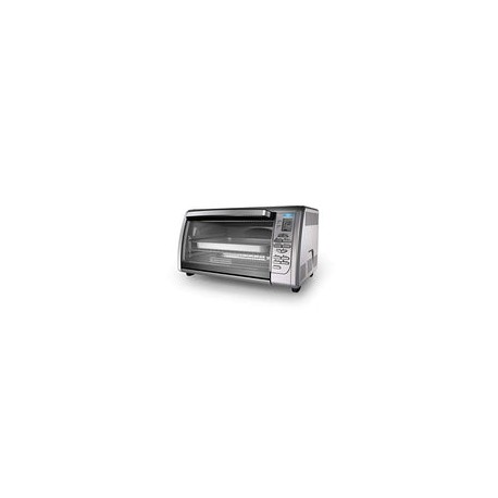 Black & Decker CTO6335S Stainless Steel Countertop Convection Oven, Silver