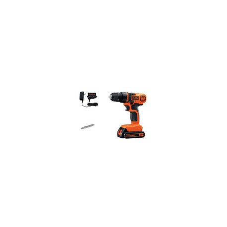 Black & decker LDX120 - Taladro inalámbrico/destornillador