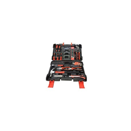 Black and decker Juego Herramientas 153 Pz Portafolio BMT153C-LA Martillo Pinzas Desarmador Nivel