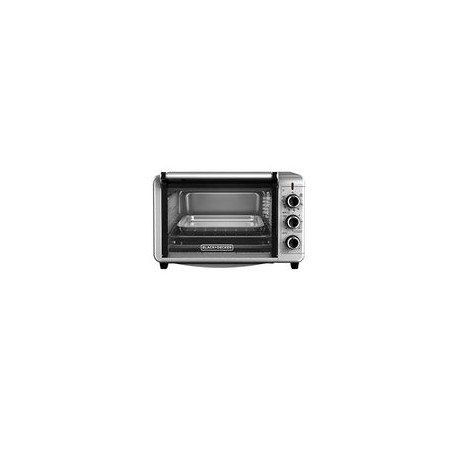 Black And Decker TO3210SSD Horno Tostador de Convección, Para Mostrador, color Plateado