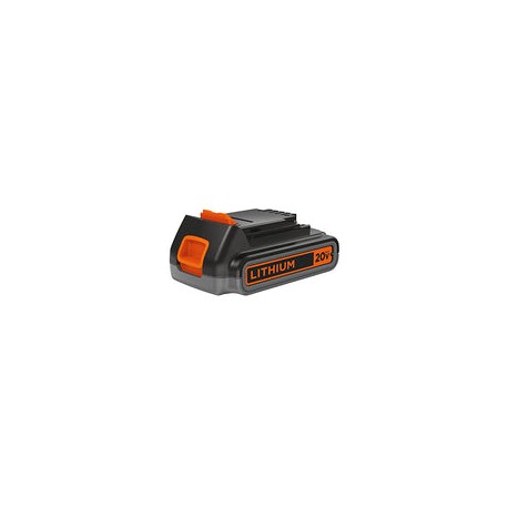 BLACK + DECKER 20 V MAX batería de Litio 2.0 Amp Hora (LBXR2020-OPE)