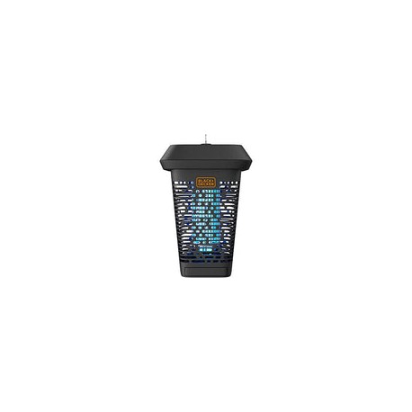 Black+Decker - Atrapasueños de Insectos eléctrico UV para Moscas, Mosquitos, gnats y Otras plagas pequeñas a Grandes | 1 Cobert