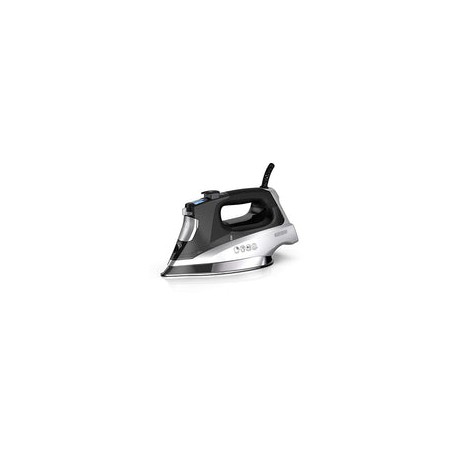BLACK + DECKER Allure Digital - Plancha de Vapor Profesional, tamaño Completo, Negro/Plateado