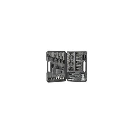 BLACK+DECKER - Juego de brocas y desarmadores, 109 piezas (BDA91109)