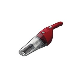 BLACK + DECKER Aspiradora compacta de Mano con batería de Litio 2 Ah, Color Gris, Rojo (Chili Red), 1