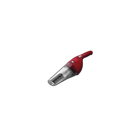 BLACK + DECKER Aspiradora compacta de Mano con batería de Litio 2 Ah, Color Gris, Rojo (Chili Red), 1