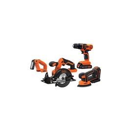 Black + Decker bd4kitcdcmsl 20 V max lithiuim Ion 4 Herramienta Combo Kit