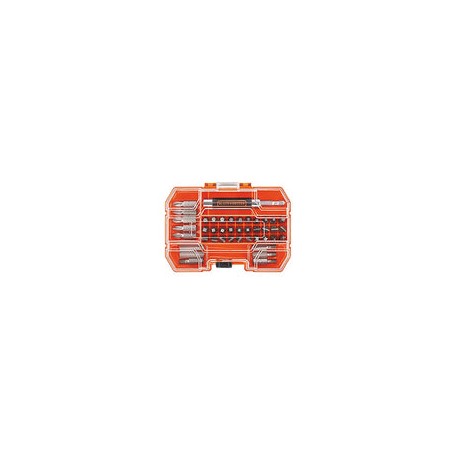 BLACK+DECKER Juego de puntas de destornillador, 42 piezas (BDA42SD)
