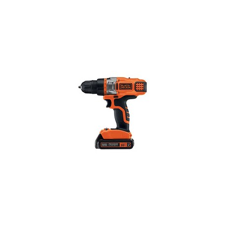 BLACK+DECKER LDX220C Talador, 20 Volts, Inalámbrico