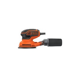 BLACK+DECKER Lijadora eléctrica de órbita aleatoria de 2,4 amperios (BDERO600)