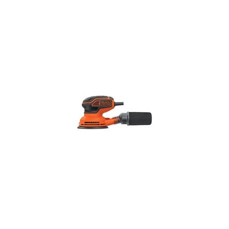 BLACK+DECKER Lijadora eléctrica de órbita aleatoria de 2,4 amperios (BDERO600)