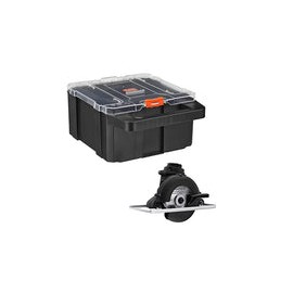BLACK+DECKER MATRIX - Accesorio para sierra circular, 3-3/38 pulgadas, para cortes limpios, incluye estuche de almacenamiento (