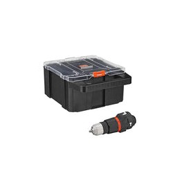 BLACK+DECKER MATRIX - Accesorio para taladro de martillo y caja de almacenamiento (BDCMTHDSTFF)