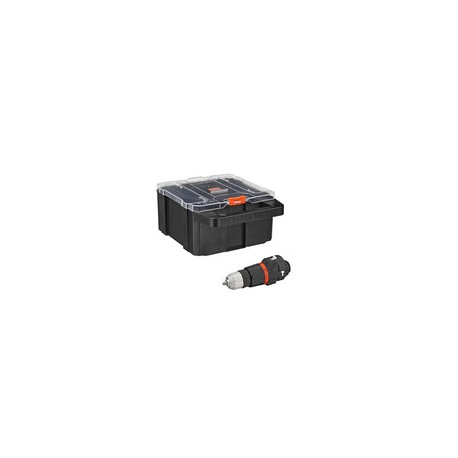 BLACK+DECKER MATRIX - Accesorio para taladro de martillo y caja de almacenamiento (BDCMTHDSTFF)