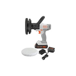 BLACK+DECKER MATRIX - Kit de búfer de 20 V máximo, batería y cargador incluidos, blanco (BCBMT120WC1FF)