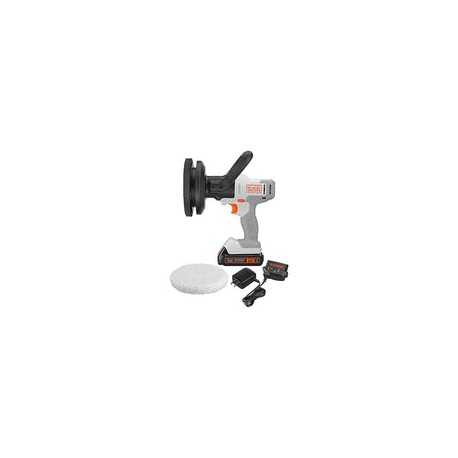 BLACK+DECKER MATRIX - Kit de búfer de 20 V máximo, batería y cargador incluidos, blanco (BCBMT120WC1FF)